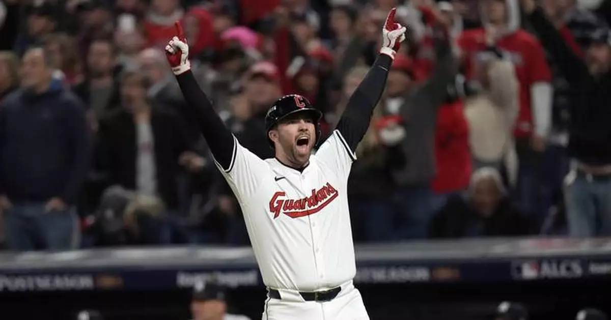 Fry's 2-run homer in 10th sends Guardians to stunning 7-5 win over Yankees, close to 2-1 in ALCS