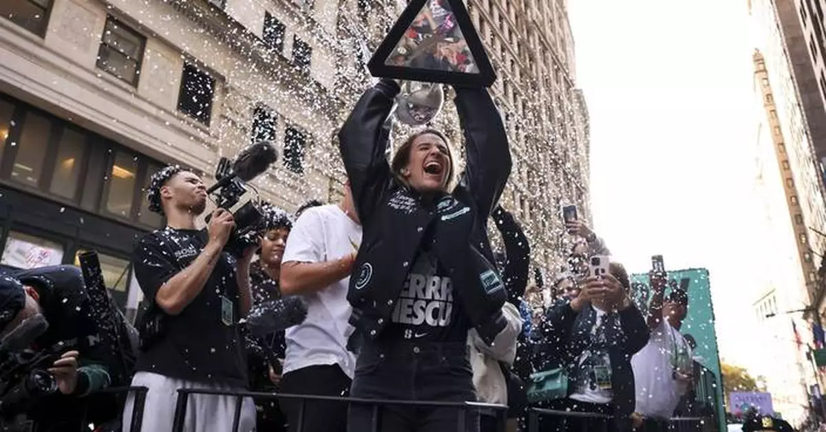 New York Liberty basketball team honored with ticker-tape parade in Canyon of Heroes