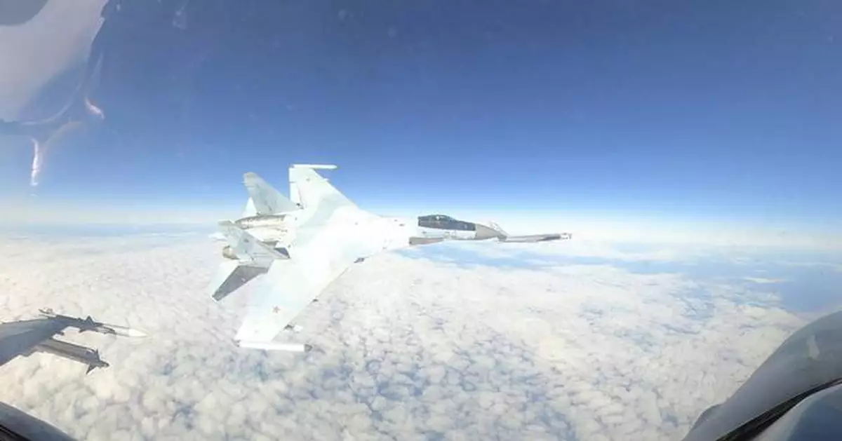 Startling video shows Russian fighter jet flying within feet of US F-16 near Alaska