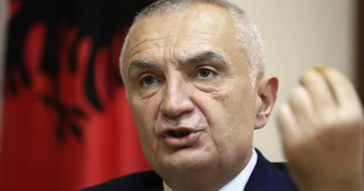 Albania's former president Meta is arrested for alleged corruption