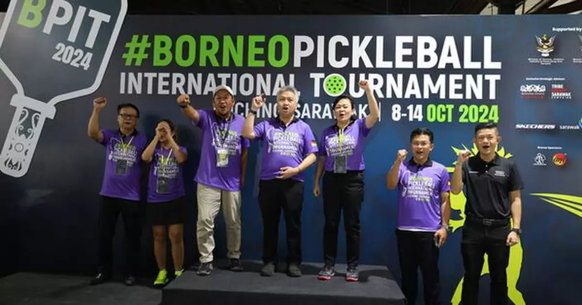 Minister Karim Launched Borneo's Biggest Pickleball Tournament and Asia's Largest Arena