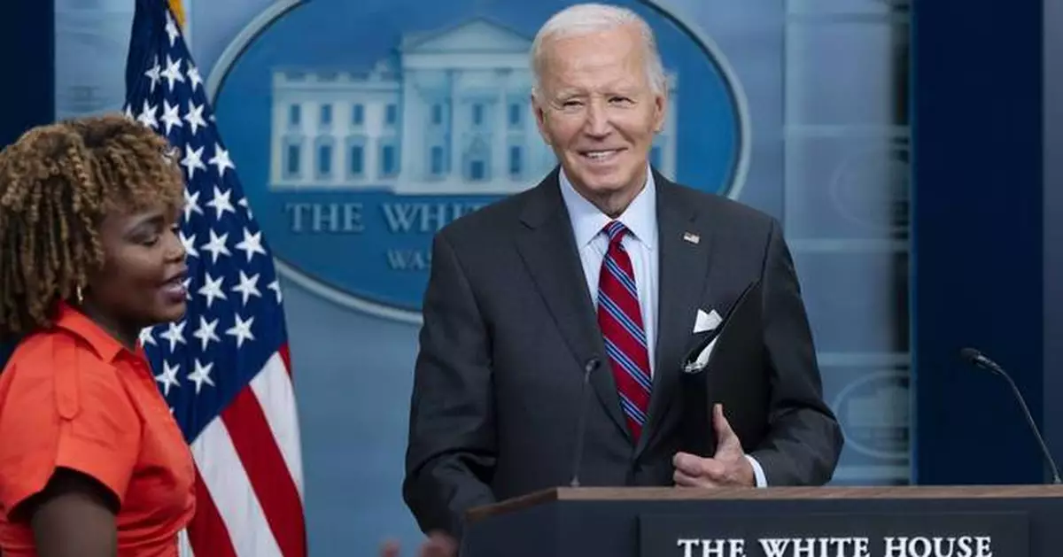 Biden talks election, economy and Middle East in surprise news briefing