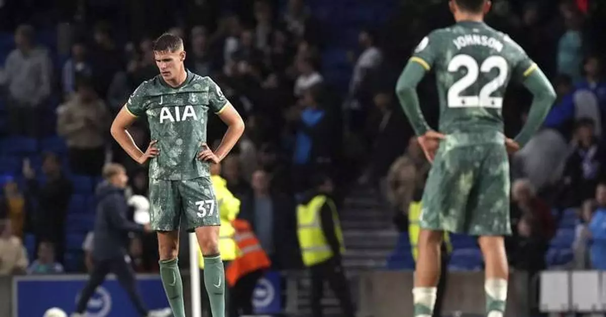 Postecoglou says Tottenham's collapse at Brighton is 'as bad as it gets'