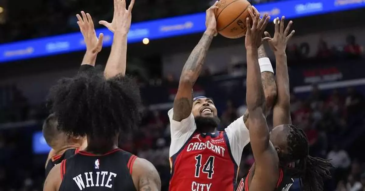 Brandon Ingram scores 33, and the Pelicans beat the Bulls 123-111 without Zion Williamson