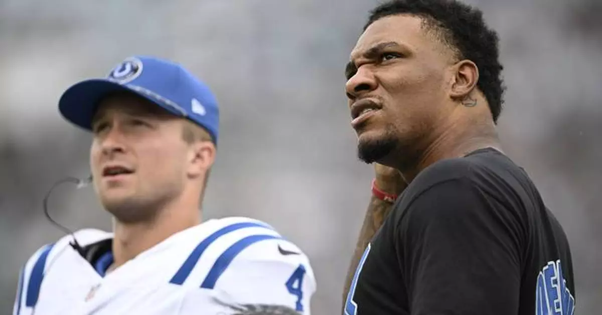 Colts sit QB Anthony Richardson against Titans with Joe Flacco making 2nd straight start