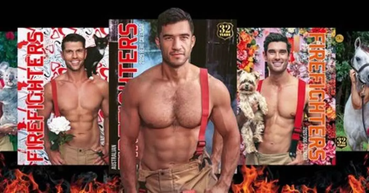 Australian Firefighters Calendar 2025 unveils adorable animals and Australia's hottest Firefighters