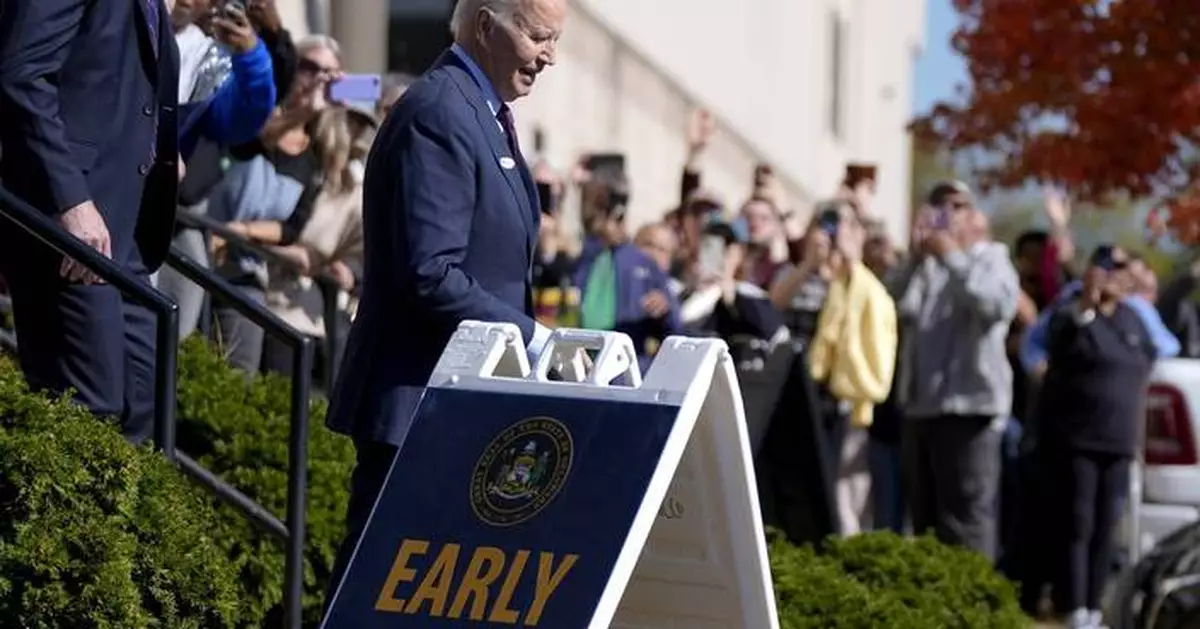 Biden casts 2024 election ballot near his Delaware home, waiting in line with other voters