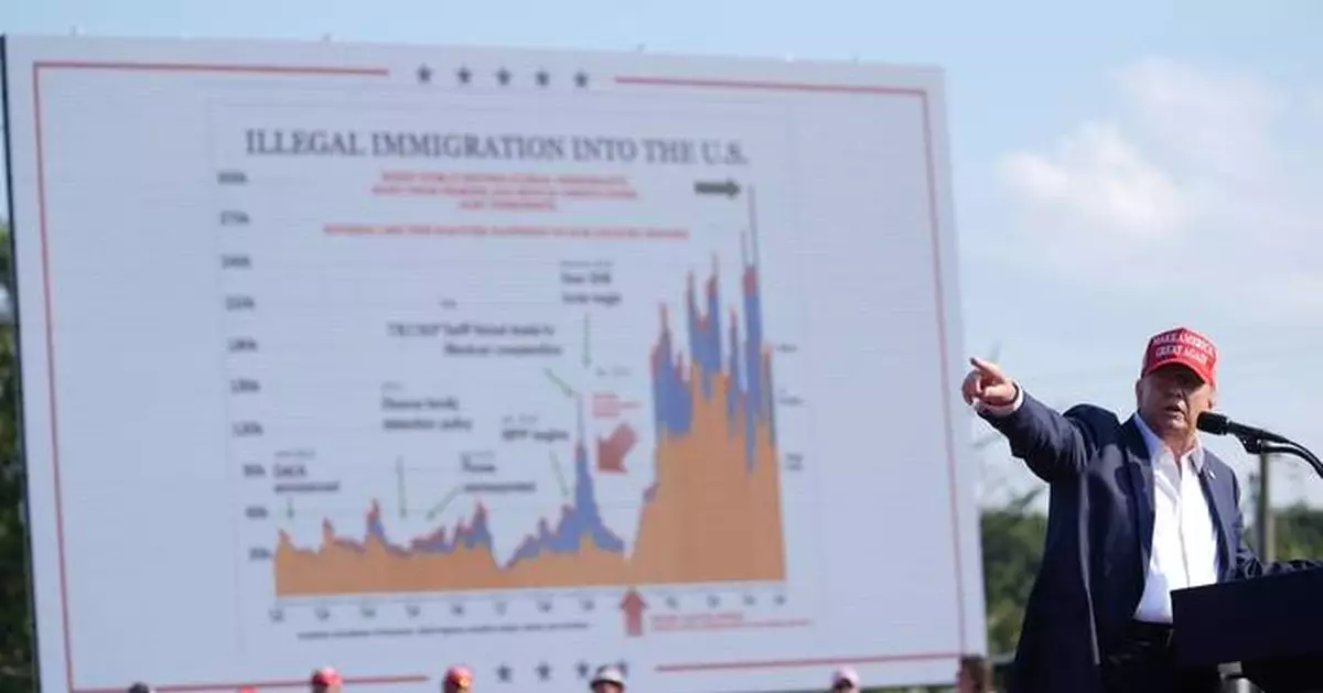 How Trump credits an immigration chart for saving his life and what the graphic is missing