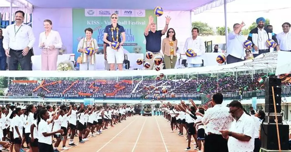 Over 5,000 Players Participate in Historic Volleyball Festival at KISS, Set Guinness World Record