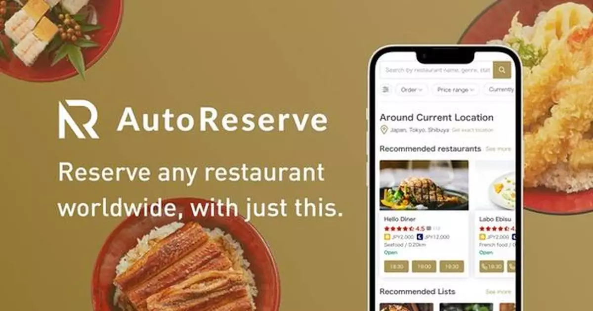 Official start of AutoReserve global expansion: Infinite possibilities for restaurant reservations with a hybrid system of voice AI technology and web reservations