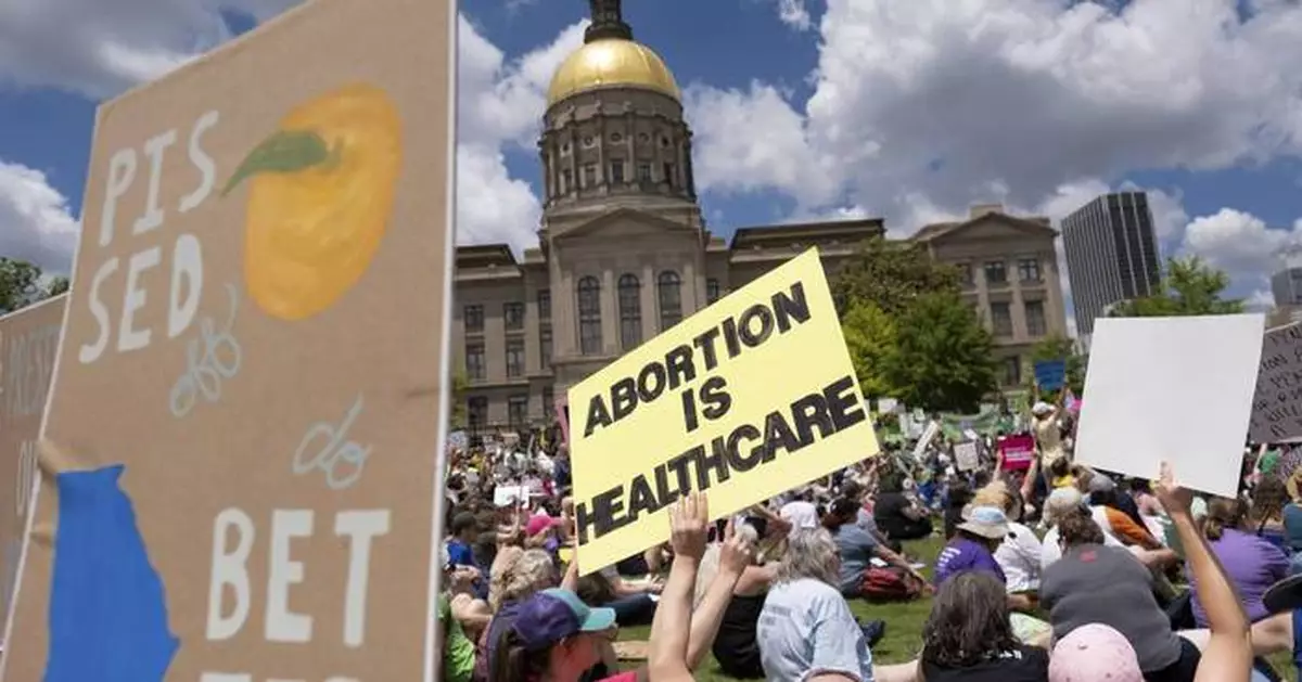 Georgia attorney general appeals a judge's rollback of abortion ban