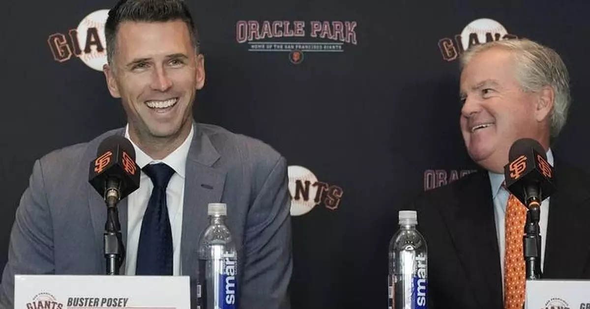 In new role, former catcher Buster Posey plans to bring Giants back to respectability, winning