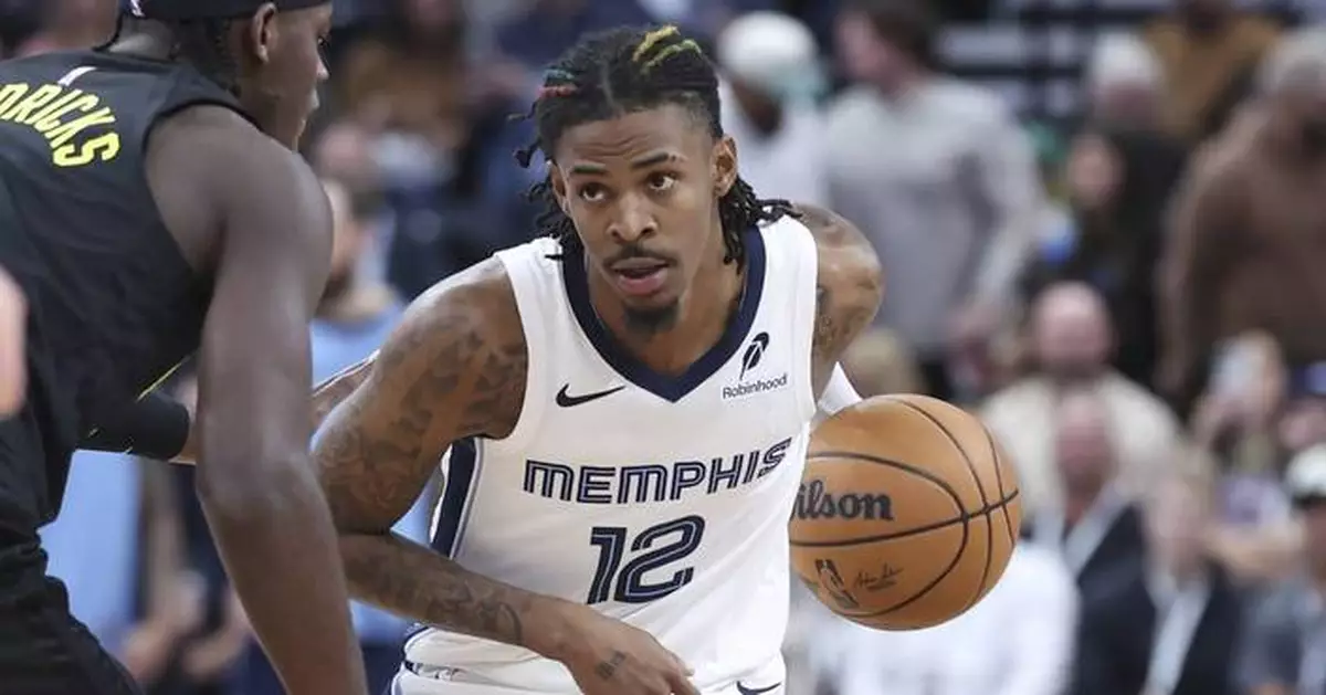 Ja Morant "excited to be back" after successful season debut, injury return in Grizzlies' win