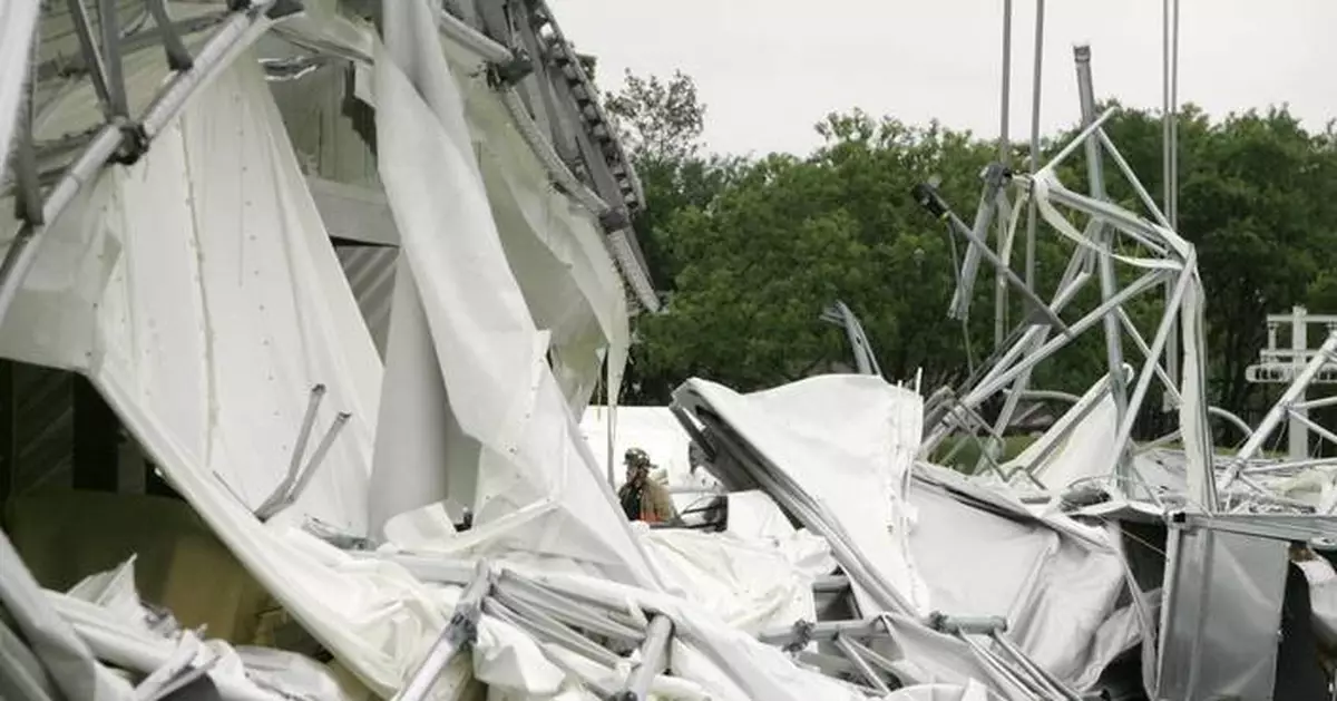 Tropicana Field shredded by Hurricane Milton is the latest sports venue damaged by weather