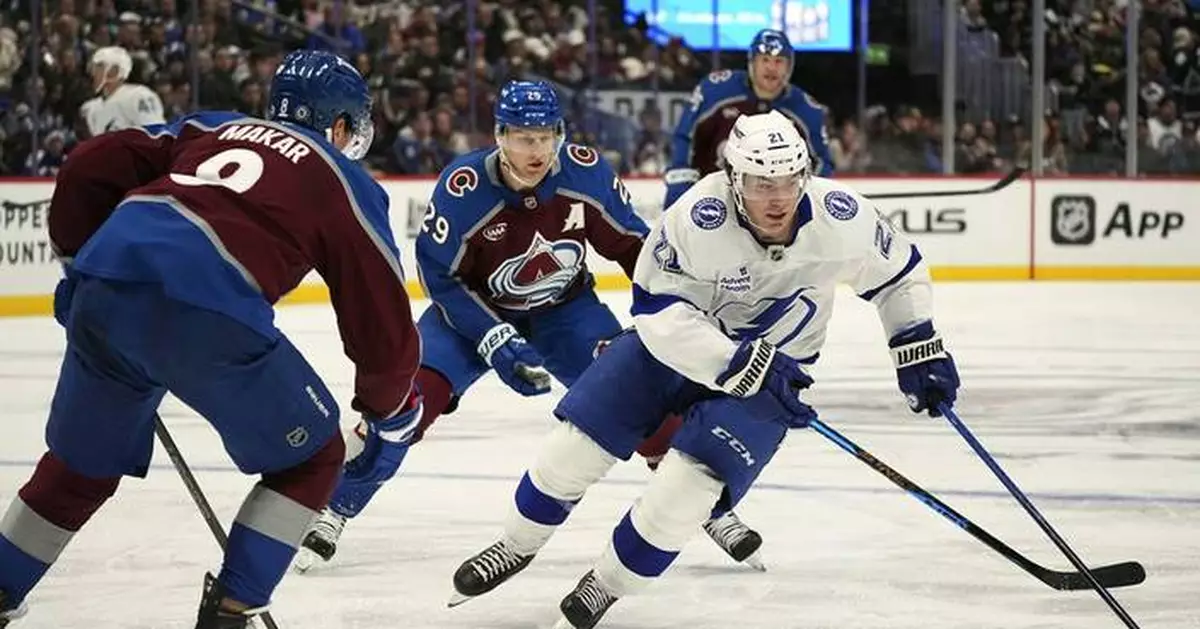 Nikita Kucherov scores first goal to ignite early flurry, Tampa Bay beats Colorado 5-2