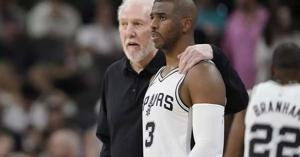 Chris Paul makes exhibition debut with the Spurs, sets up Wembanyama for dunk with 1st assist