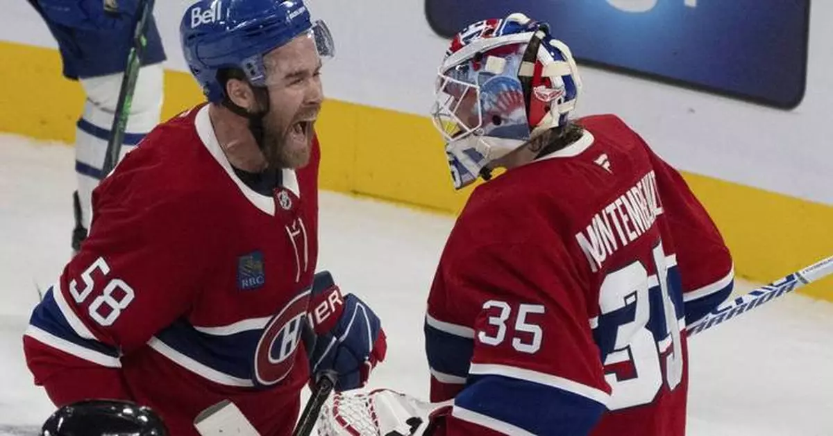 Sam Montembeault makes 48 saves, Canadiens beat Maple Leafs 1-0 in season opener