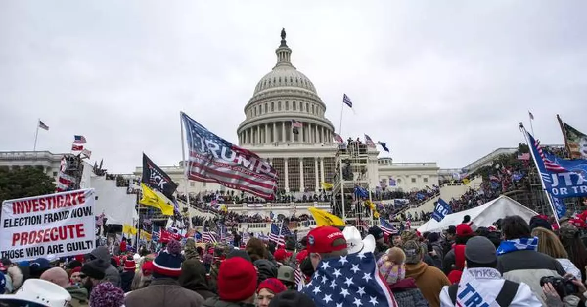 Ohio man charged with bringing massive 'Trump' sign to Capitol for rioters to use as a weapon