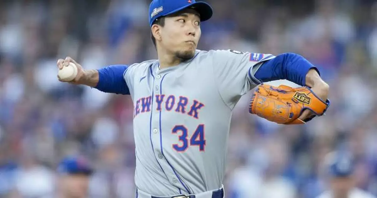 Mets' Kodai Senga struggles with control, knocked out in 2nd inning by Dodgers in NLCS opener