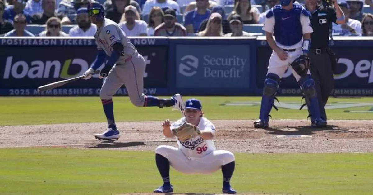 Lindor homers as Mets stop Dodgers' scoreless streak in 7-3 win, head to NY with NLCS tied 1-1