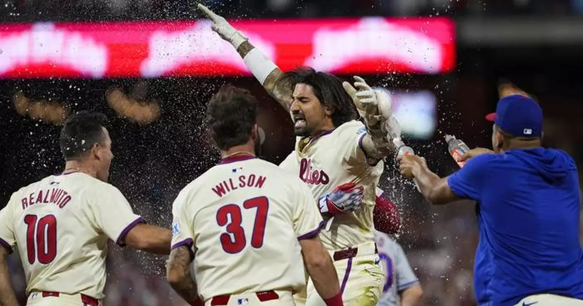 Phillies top Mets 7-6 on Castellanos' 9th-inning single