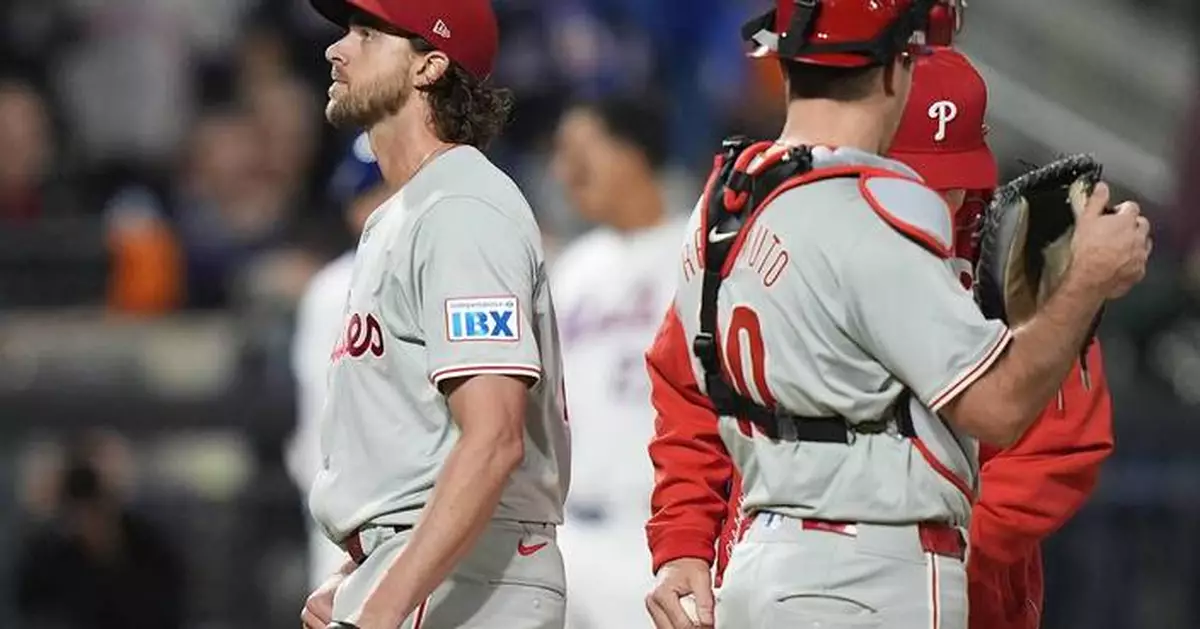 Phillies one defeat from elimination after 7-2 loss to Mets in Game 3 of NLDS