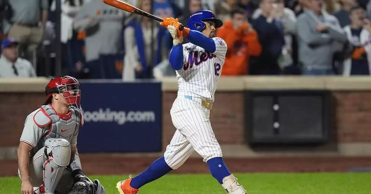 Francisco Lindor's grand slam sends Mets into NLCS with 4-1 win over Phillies in Game 4 of NLDS