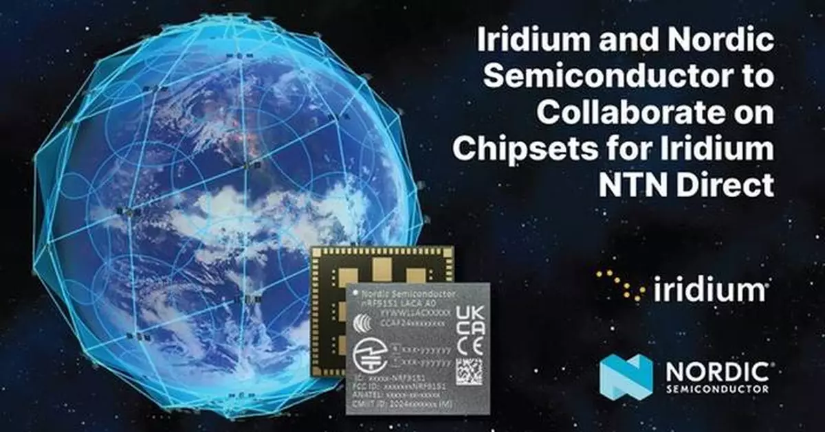Iridium to Collaborate with Nordic Semiconductor on Iridium NTN Direct integration