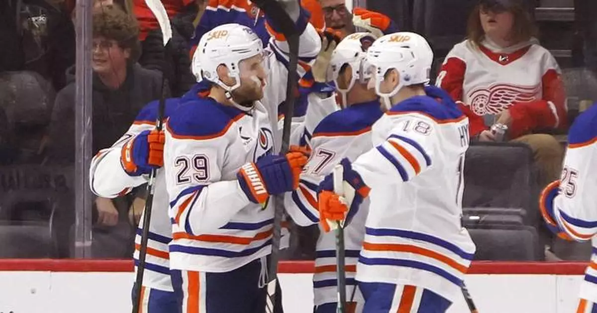 Draisaitl scores in OT to lift Oilers to win over Red Wings