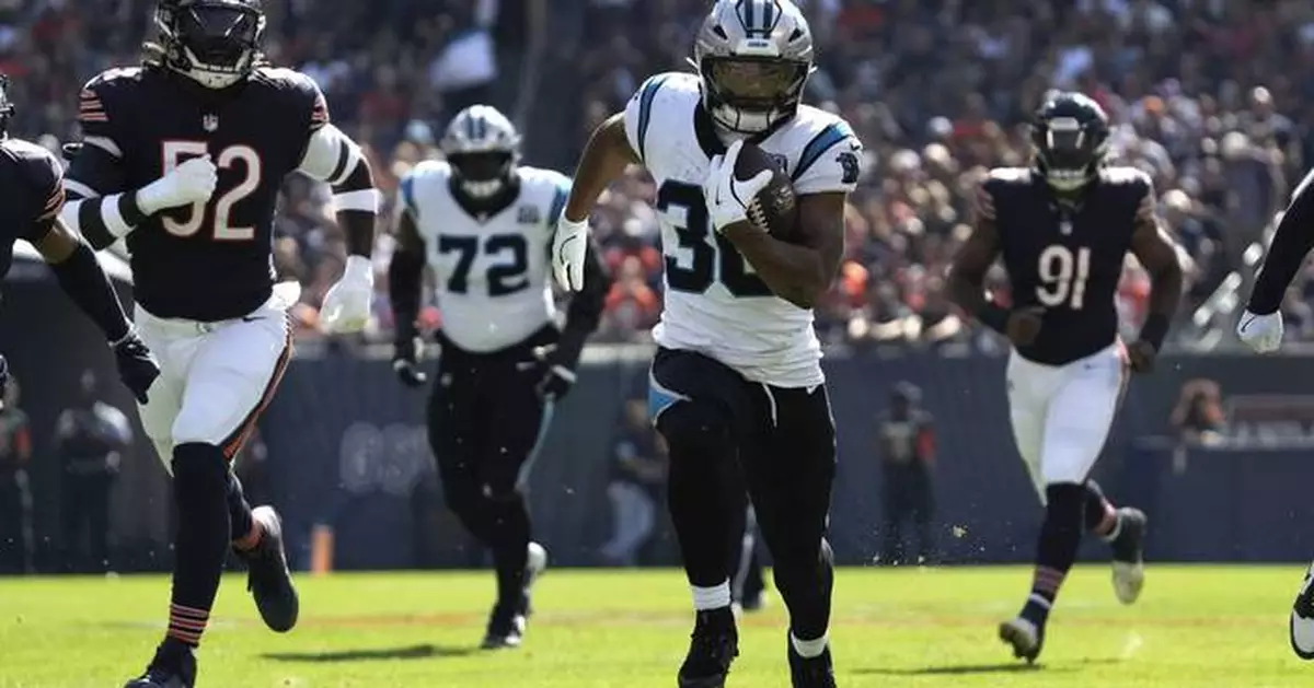 Panthers' Chuba Hubbard continues to hold off competition as starting running back