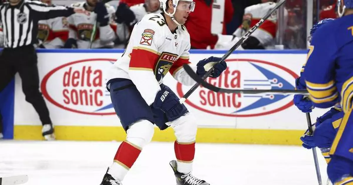 Barkov scores in his return from injury and Florida Panthers beat the Buffalo Sabres 5-2