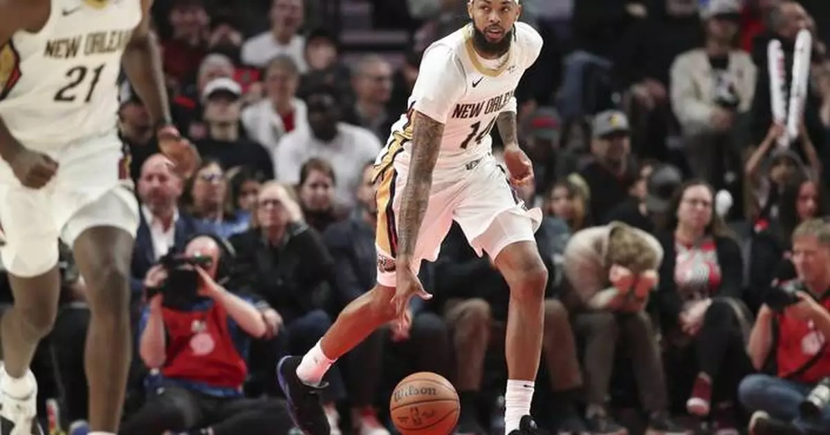 Brandon Ingram hits game-winner to earn Pelicans 105-103 come-from-behind win over Trail Blazers