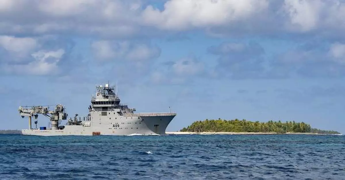 Samoa warns of 'highly probable' oil spill from New Zealand navy ship that sank and caught fire