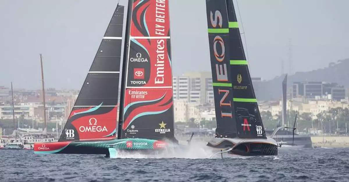 New Zealand opens up 3-0 lead over Britain in America’s Cup final after almost crashing