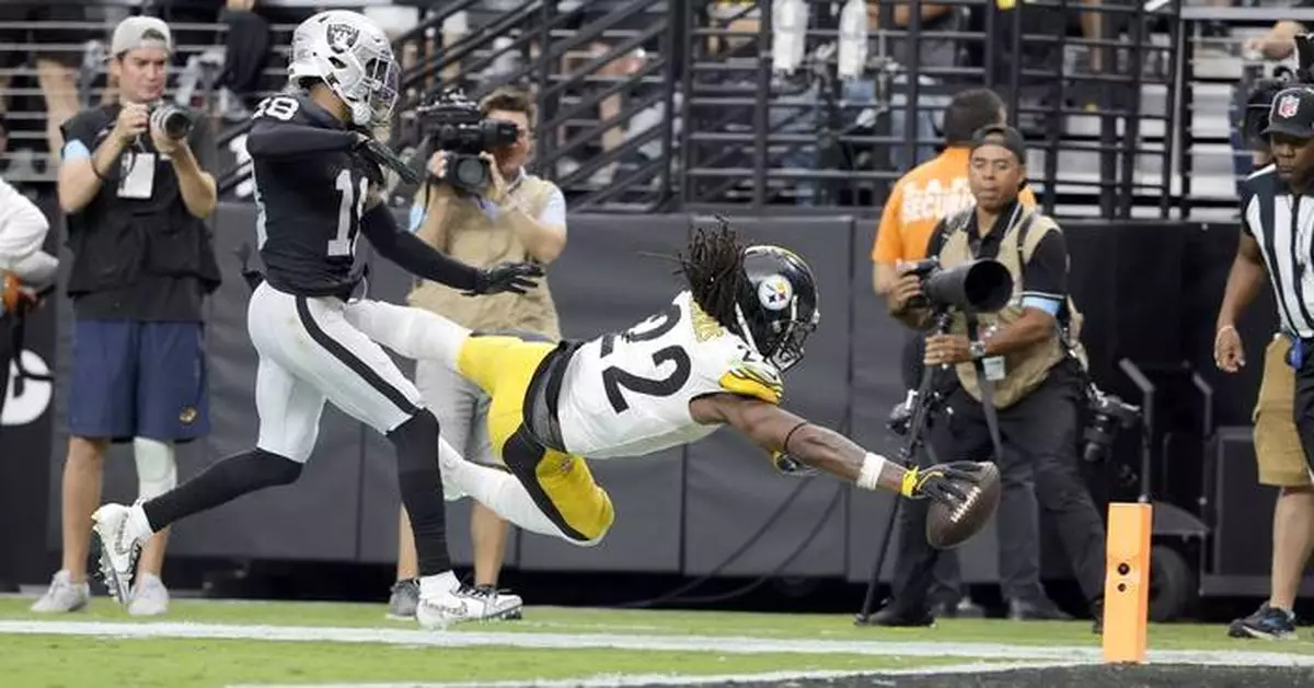 Najee Harris' first 100-yard rushing game this season lifts Steelers to 32-13 win over Raiders