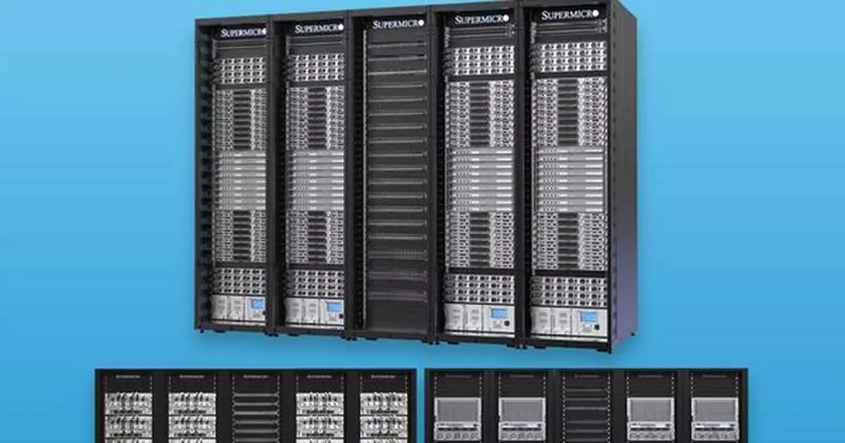 Supermicro's Liquid-Cooled SuperClusters for AI Data Centers Powered by NVIDIA GB200 NVL72 and NVIDIA HGX B200 Systems, Deliver a New Paradigm of Energy-Efficient Exascale Computing