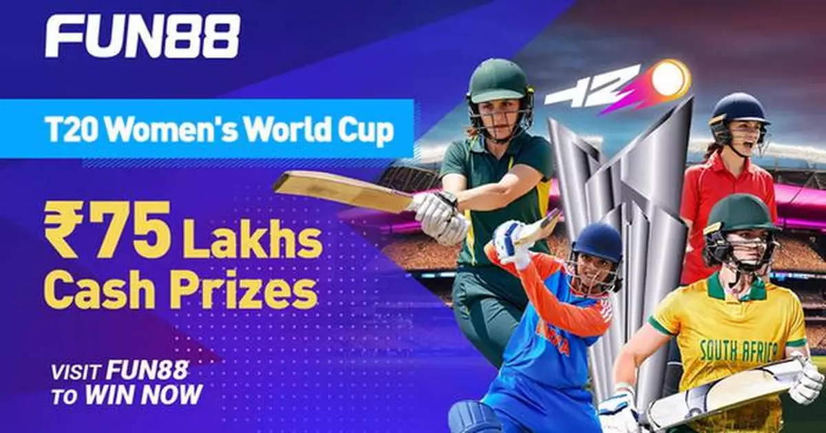 Celebrate Women's Cricket! Fun88 Launches ₹75 Lakhs T20 World Cup Betting Bonanza