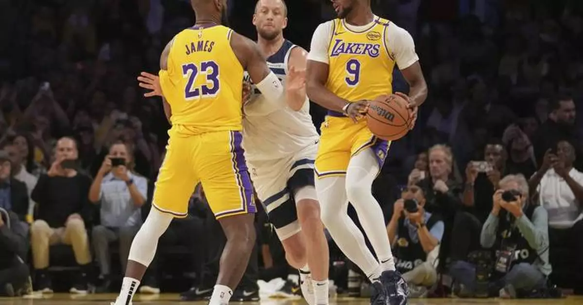 LeBron and Bronny James make NBA history by playing together in Lakers' 110-103 win over Minnesota