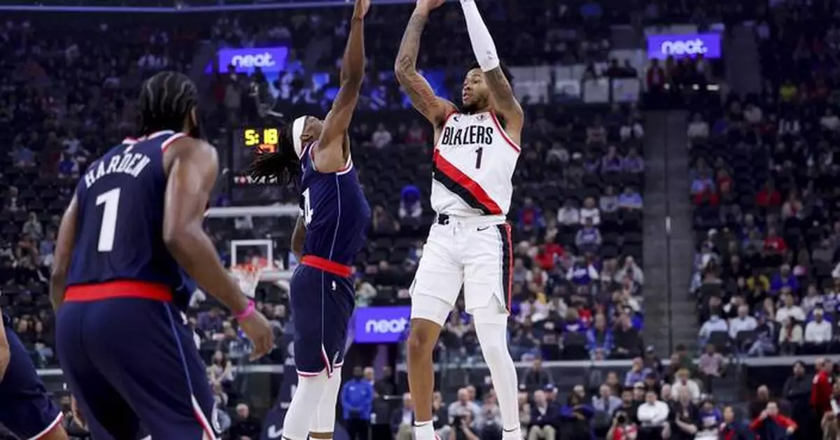 Anfernee Simons rallies Trail Blazers to 106-105 win over Clippers with 25-point performance