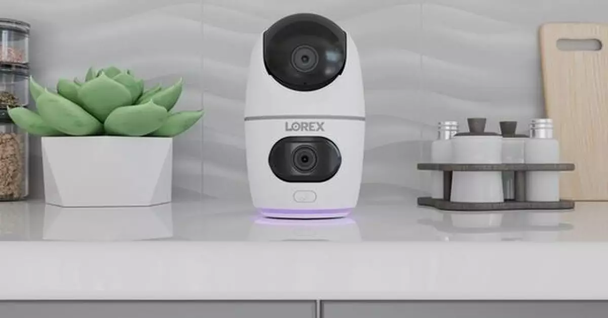 Lorex Introduces New 2K Dual-Lens Indoor Pan-Tilt Camera with Instant Assistance Feature