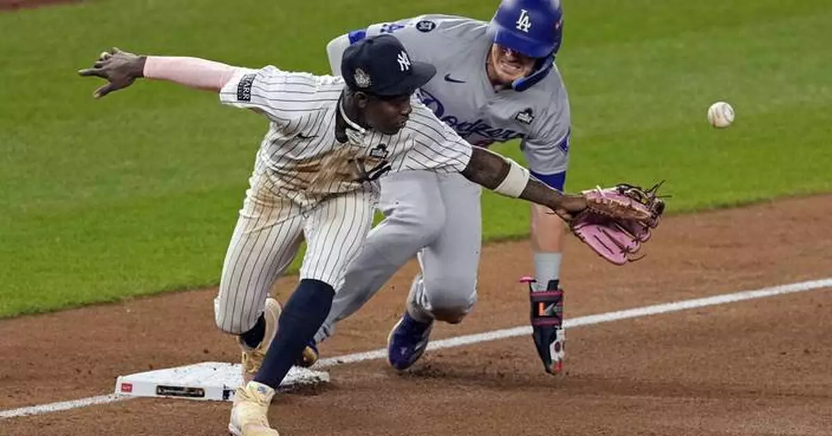 Yankees blow 5-run lead with epic defensive meltdown as Dodgers rally to clinch World Series