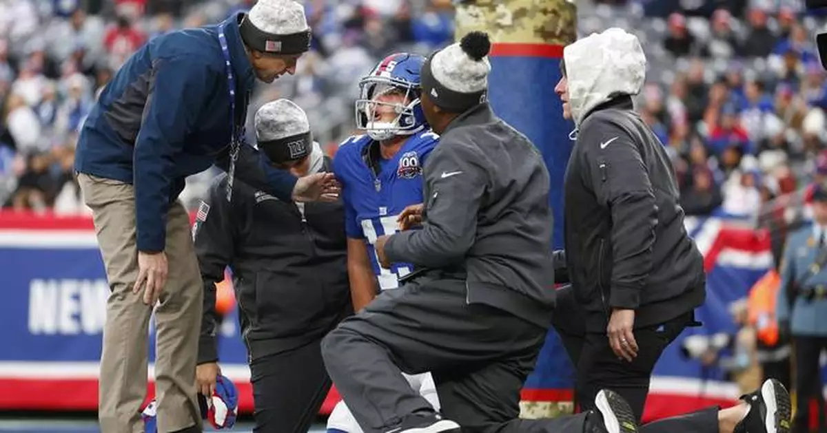 Giants QB Tommy DeVito has a sore throwing arm after loss to Bucs