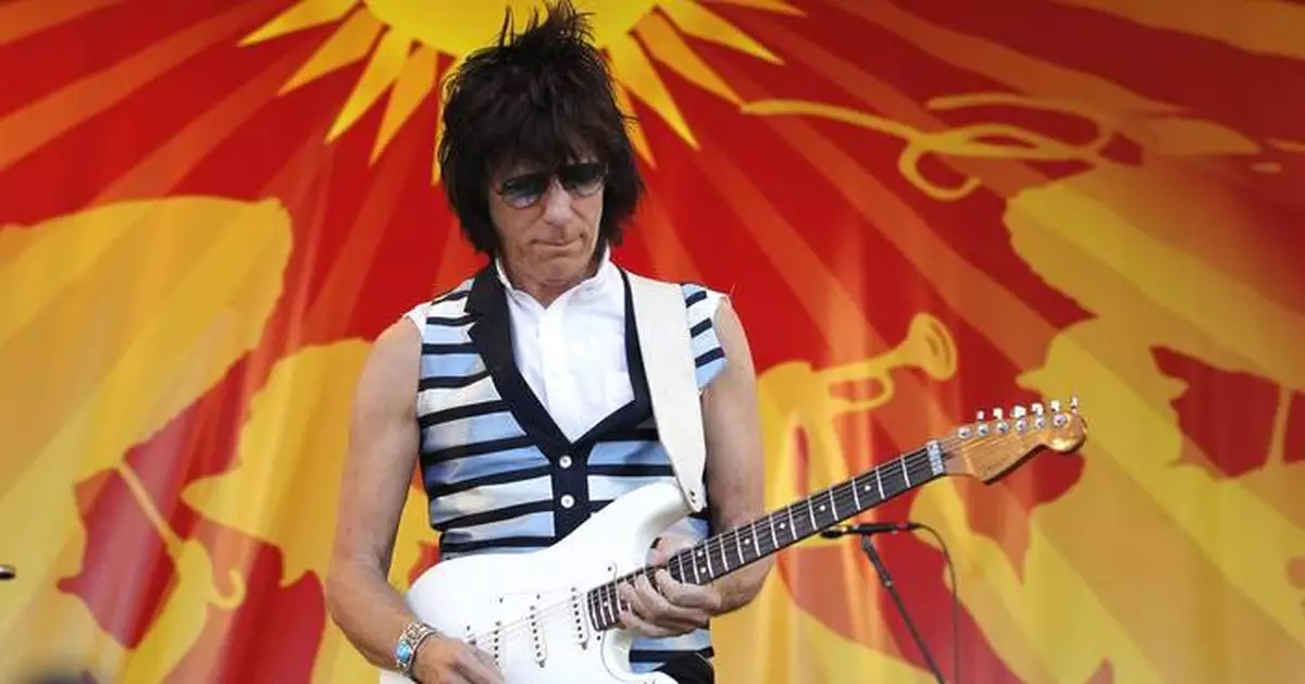 Jeff Beck was one of rock's greatest guitarists. Now his instruments are up for auction