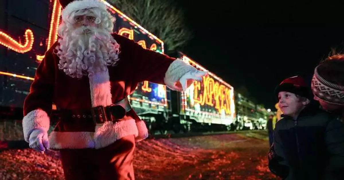 Santa's annual train visit delivers hope and magic to one corner of coal country