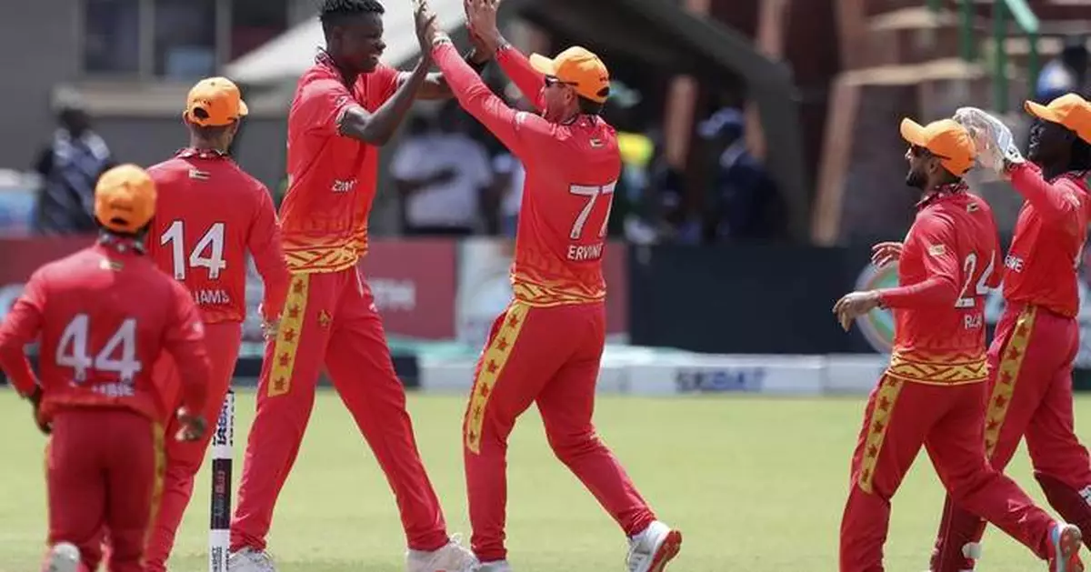 Zimbabwe stuns new-look Pakistan in rain-affected 1st ODI