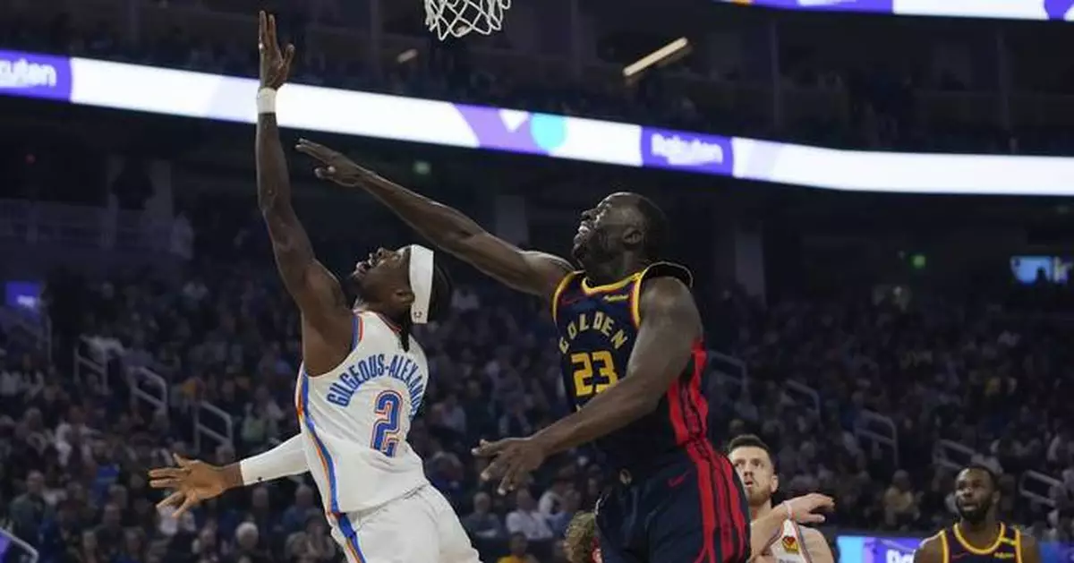 Shai Gilgeous-Alexander scores 35 as Thunder hold off Warriors without Stephen Curry, 105-101