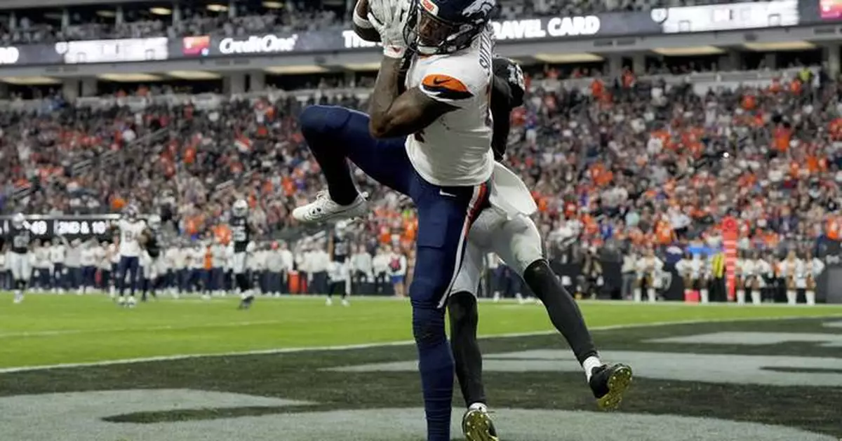 Courtland Sutton's surge is helping rookie Bo Nix and the Denver Broncos make a playoff push