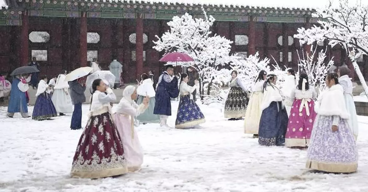 Biggest November snowstorm in half century hits Seoul and grounds flights