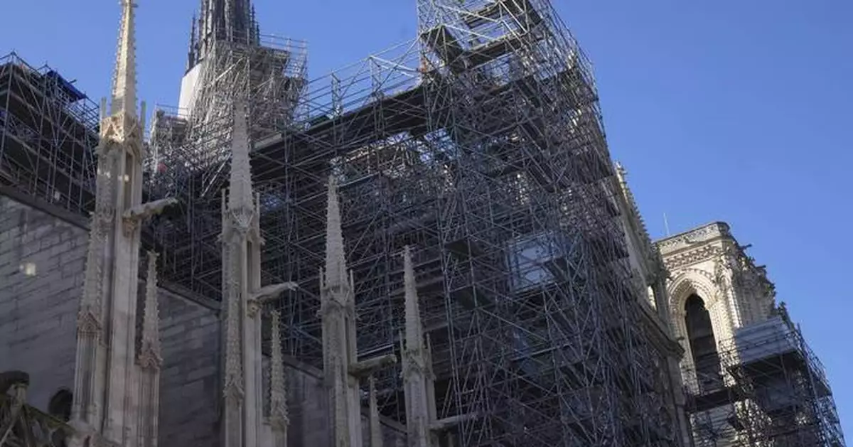 Notre Dame primps for its grand post-blaze return. But why does the cathedral look unfinished?