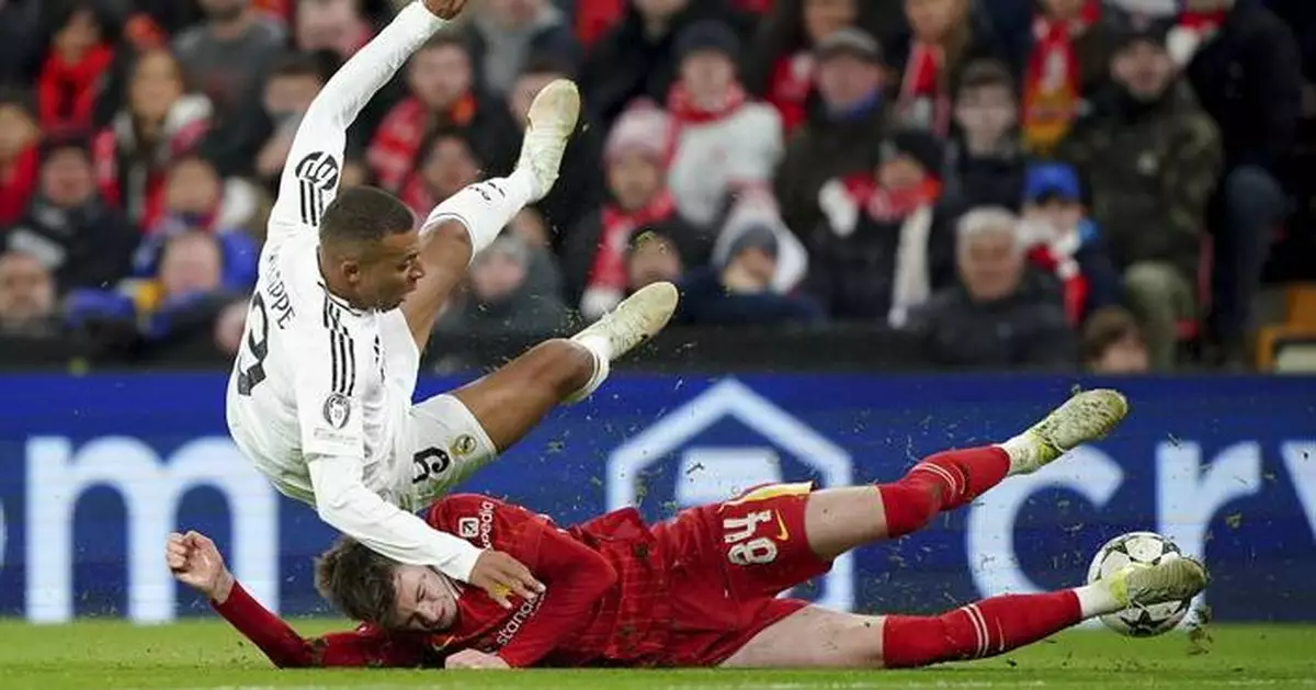 Mbappe needs 'support' Real Madrid coach Ancelotti says after 2-0 loss to Liverpool